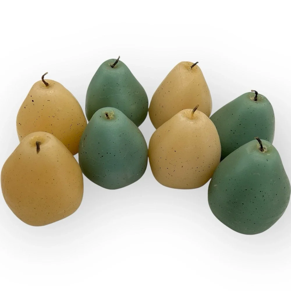 Pear Shaped Candles Speckled 3